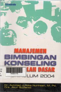 Image of Manajemen Bimbingan dan Konseling di SD/MI : Kurikulum 2004
