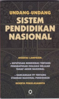 Image of Undang-Undang Sistem Pendidikan Nasional